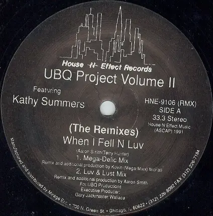 UBQ Project Featuring Kathy Summers - When I Fell N Luv (The Remixes)