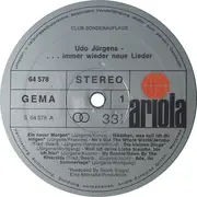 LP - Udo Jürgens - ...Immer Wieder Neue Lieder