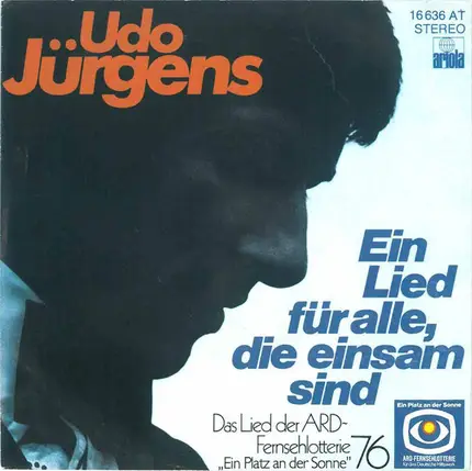 Udo Jürgens - Ein Lied Für Alle, Die Einsam Sind