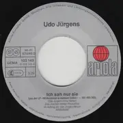 7inch Vinyl Single - Udo Jürgens - Ich Sah Nur Sie