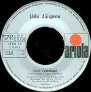 7inch Vinyl Single - Udo Jürgens - Lieb Vaterland