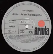 LP - Udo Jürgens - Lieder, Die Auf Reisen Gehen
