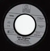 7inch Vinyl Single - Udo Jürgens - Mit 66 Jahren