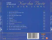 CD - Udo Jürgens - Nur Das Beste (Die 80er Jahre 1981 - 1989)
