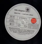 Double LP - Udo Jürgens - Udo Live - Lust Am Leben