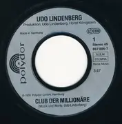 7inch Vinyl Single - Udo Lindenberg - Club Der Millionäre