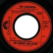 7inch Vinyl Single - Udo Lindenberg - Ein Kommen Und Gehen