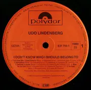 LP - Udo Lindenberg - I Don't Know Who I Should Belong To