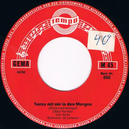 Udo Spitz - Tanze Mit Mir In Den Morgen / Sweetheart-Guitar