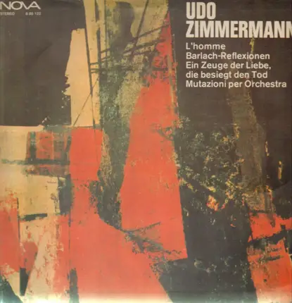 Udo Zimmermann - L'Homme / Barlach-Reflexionen / Ein Zeuge der Liebe, ...