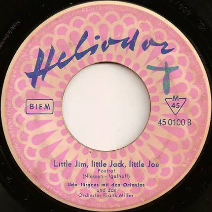 Udo Jürgens Mit Den Die Octavios - Hejo, Hejo - Gin Und Rum