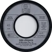 7'' - Udo Jürgens - 5 Minuten Vor 12