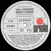 LP - Udo Jürgens - Merci Chérie - 28 Seiner Großen Erfolge - Club-Sonderauflage