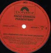 LP - Udo Lindenberg + Panikorchester - Radio Eriwahn