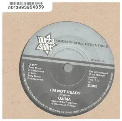 Ujima - I'm Not Ready/A Shoulder To Lean On