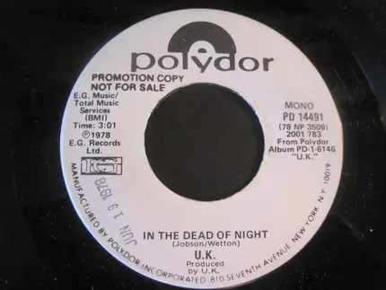 UK - In The Dead Of The Night