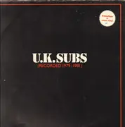 LP - UK Subs - Recorded 1979 - 1981 - RED VINYL