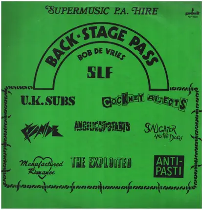 Uk Subs, The Exploited a.o. - Back-Stage Pass
