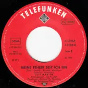 7inch Vinyl Single - Ulli Martin - Meine Fehler Seh' Ich Ein