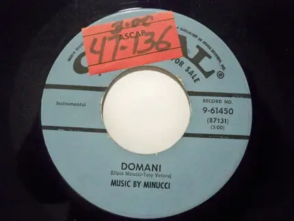 Ulpio Minucci - Music By Minucci (Domani / Make Me)