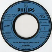 7inch Vinyl Single - Ulrik Remy - In Der Zeit Zwischen 6 Und 8