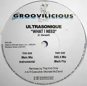 12'' - Ultrasonique - What I Need (That Kid Chris Remixes)