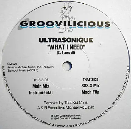 Ultrasonique - What I Need (That Kid Chris Remixes)