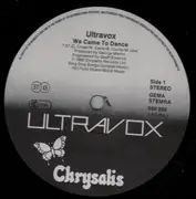 12'' - Ultravox - We Came To Dance