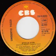 7inch Vinyl Single - Umberto Tozzi - Stella Stai