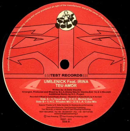 Umilenick Feat Irina - Teu Amor