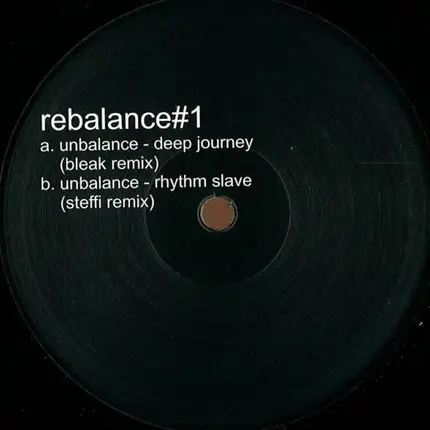 Unbalance - Rebalance #1