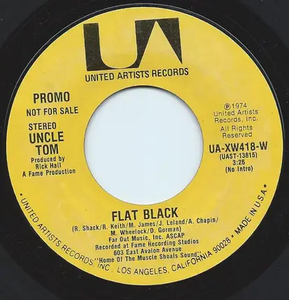 Uncle Tom - Flat Black