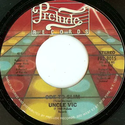 Uncle Vic - Space Invaders / Ode To Slim