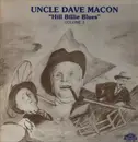 LP - Uncle Dave Macon - 'Hill Billie Blues' Volume 3