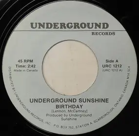 Underground Sunshine - Birthday