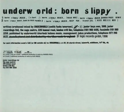 Underworld - Born Slippy