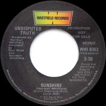 Undisputed Truth - Smokin'