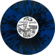 10'' - Unholy Grave / Coffins - Split - Blue / Black Splatter