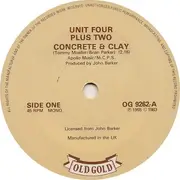 7inch Vinyl Single - Unit Four Plus Tow / Hedgehoppers Anonymous - Concrete & Clay / It's Good News Week