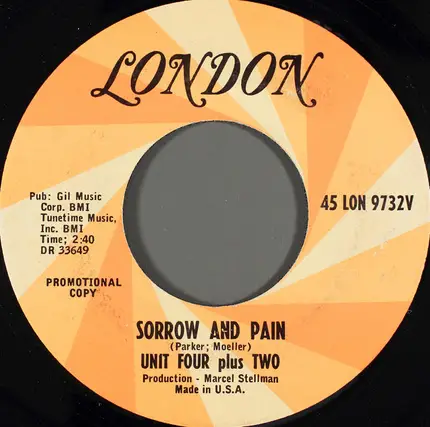 Unit Four Plus Two - Sorrow And Pain