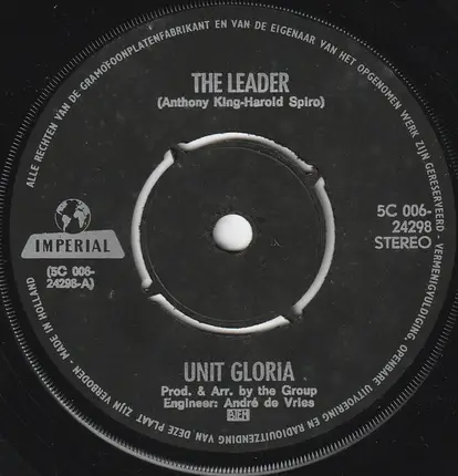 Unit Gloria - The Leader / Don't Upset Yourself