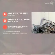 7inch Vinyl Single - United Balls - Love When The Work Is Done
