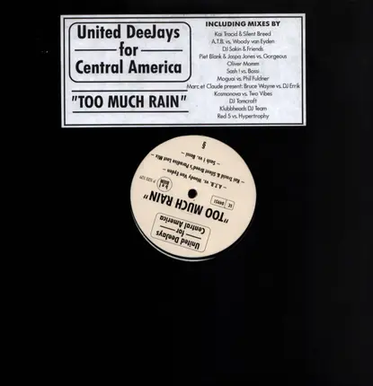 United Deejays For Central America - Too Much Rain