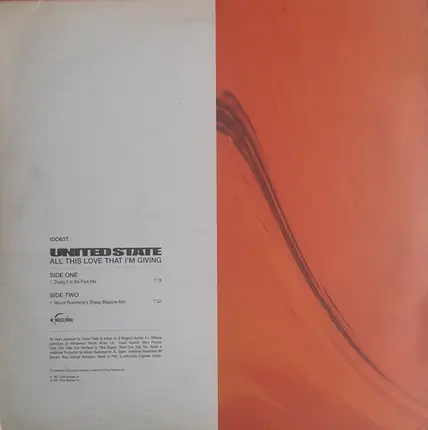 United State - All This Love That I'm Giving