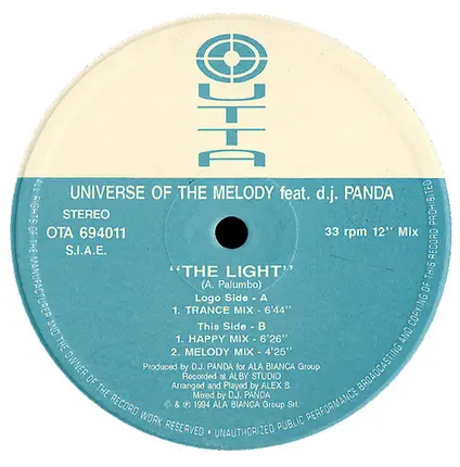 Universe Of The Melody Feat. DJ Panda - The Light