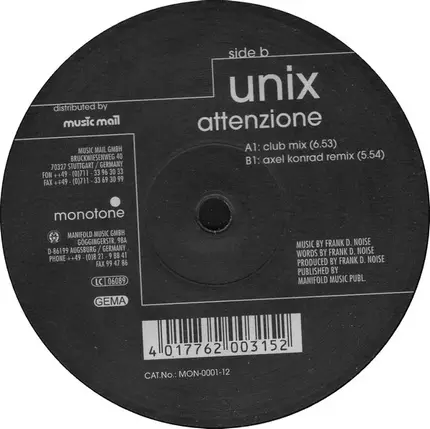 Unix - Attenzione