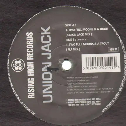 Union Jack - Two Full Moons & A Trout (Remixes)