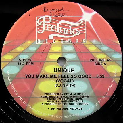 Unique - You Make Me Feel So Good