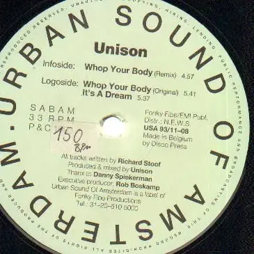 Unison - Whop Your Body