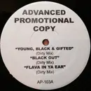 12inch Vinyl Single - Jay-Z - Yound, Black & Gifted / Black Out / Flava In Ya Ear - Promo